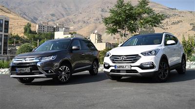 مقایسه میتسوبیشی اوتلندر و هیوندای سانتافه